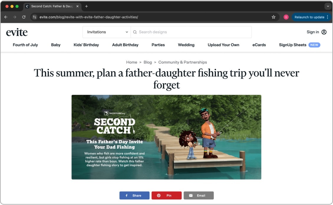 E Vite Homepage Sample